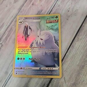 Pokemon Card Abomasnow Full art